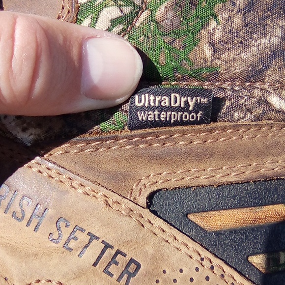 Irish Setter, size 13, men's hunting camo boots. - Picture 9 of 16